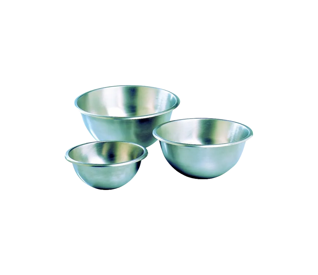 Bassine demi-ronde Inox 20 cm