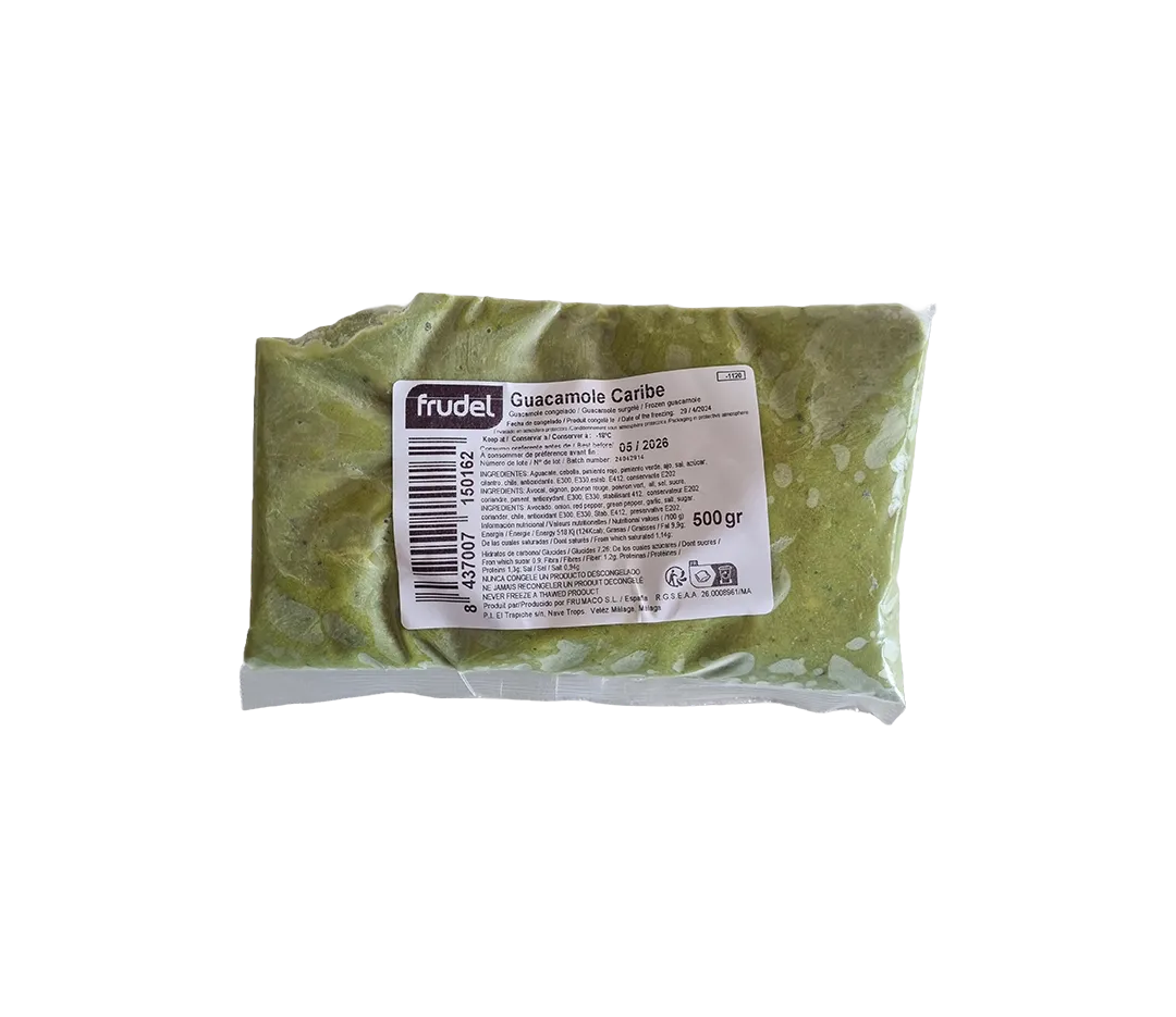Guacamole épicée surgelé - 500g