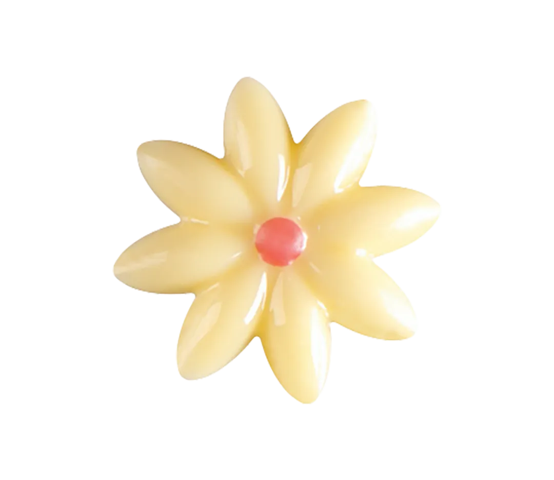 Cœur rose en chocolat blanc x 117