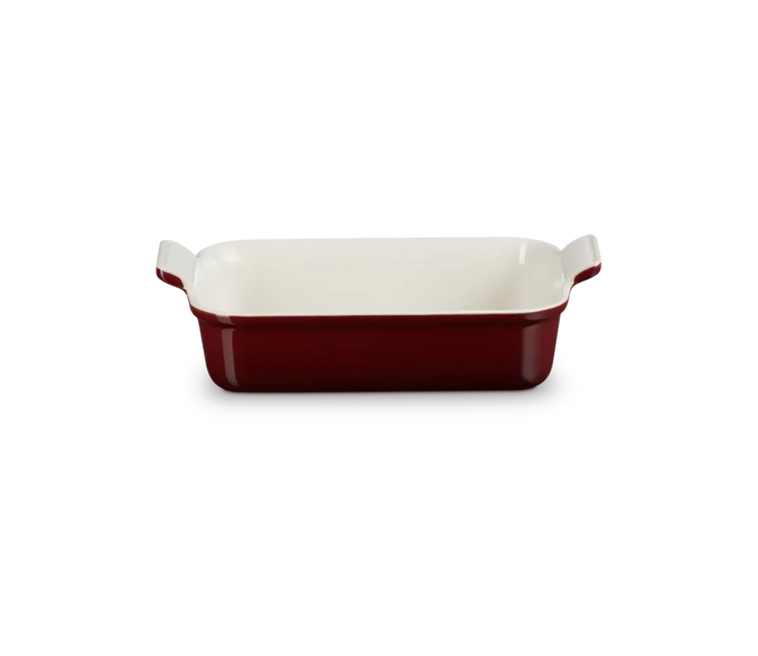 Plat rectangle le creuset bordeaux