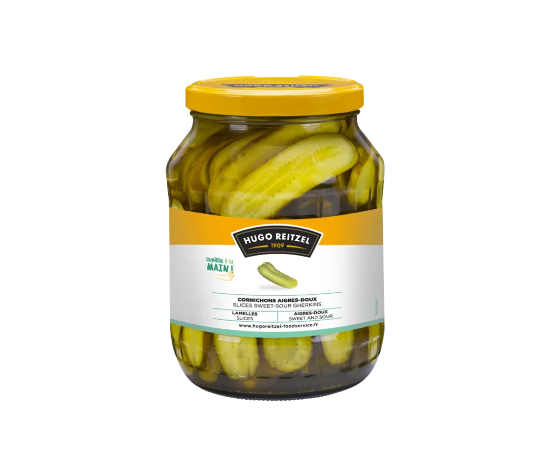 Cornichons en lamelle large - 1,7kg