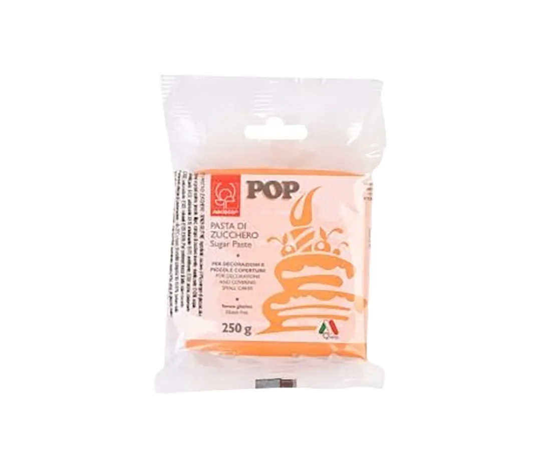 Pâte sucre orange - 250g