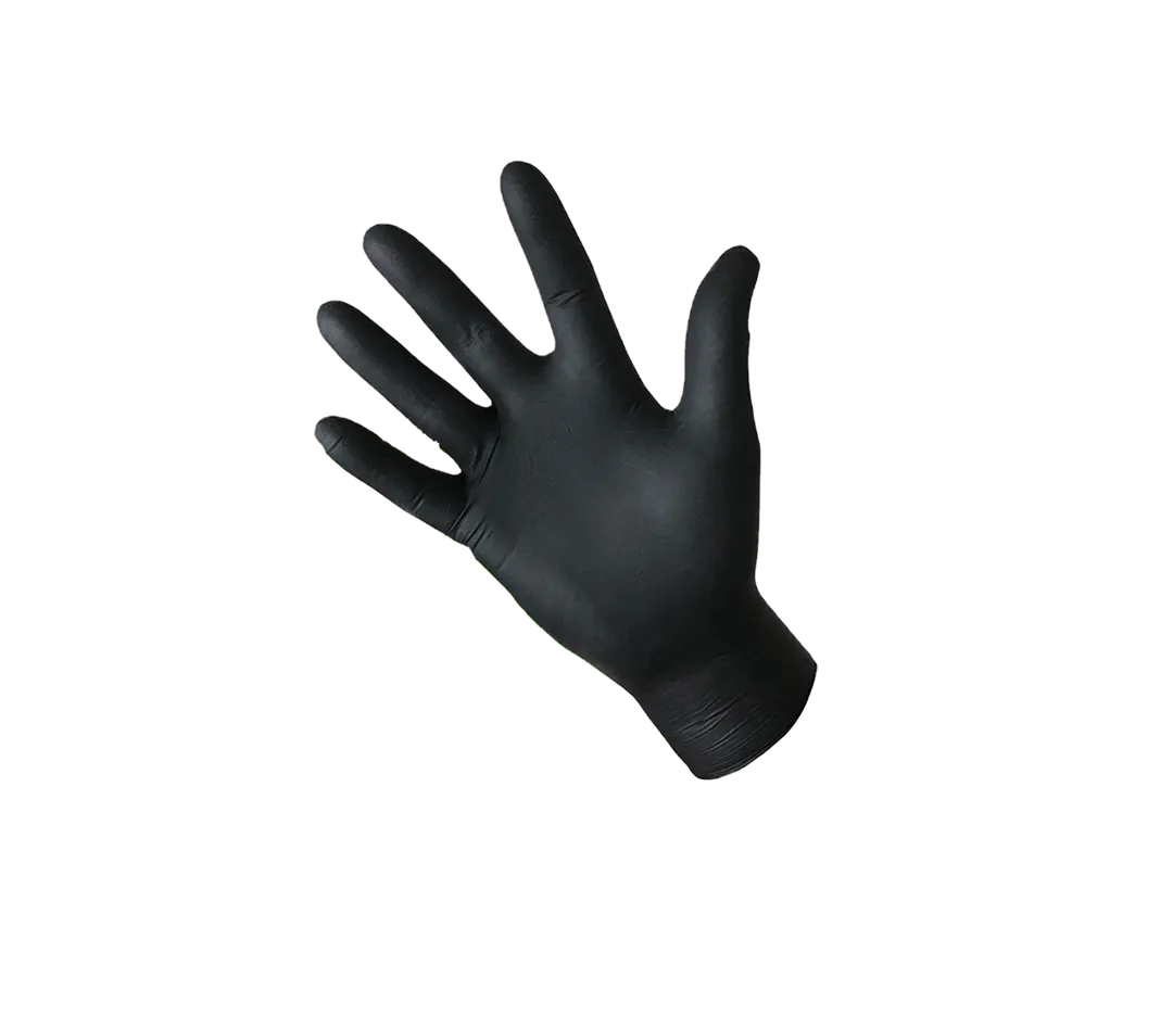 Boite de 100 gant noir en Nitrile