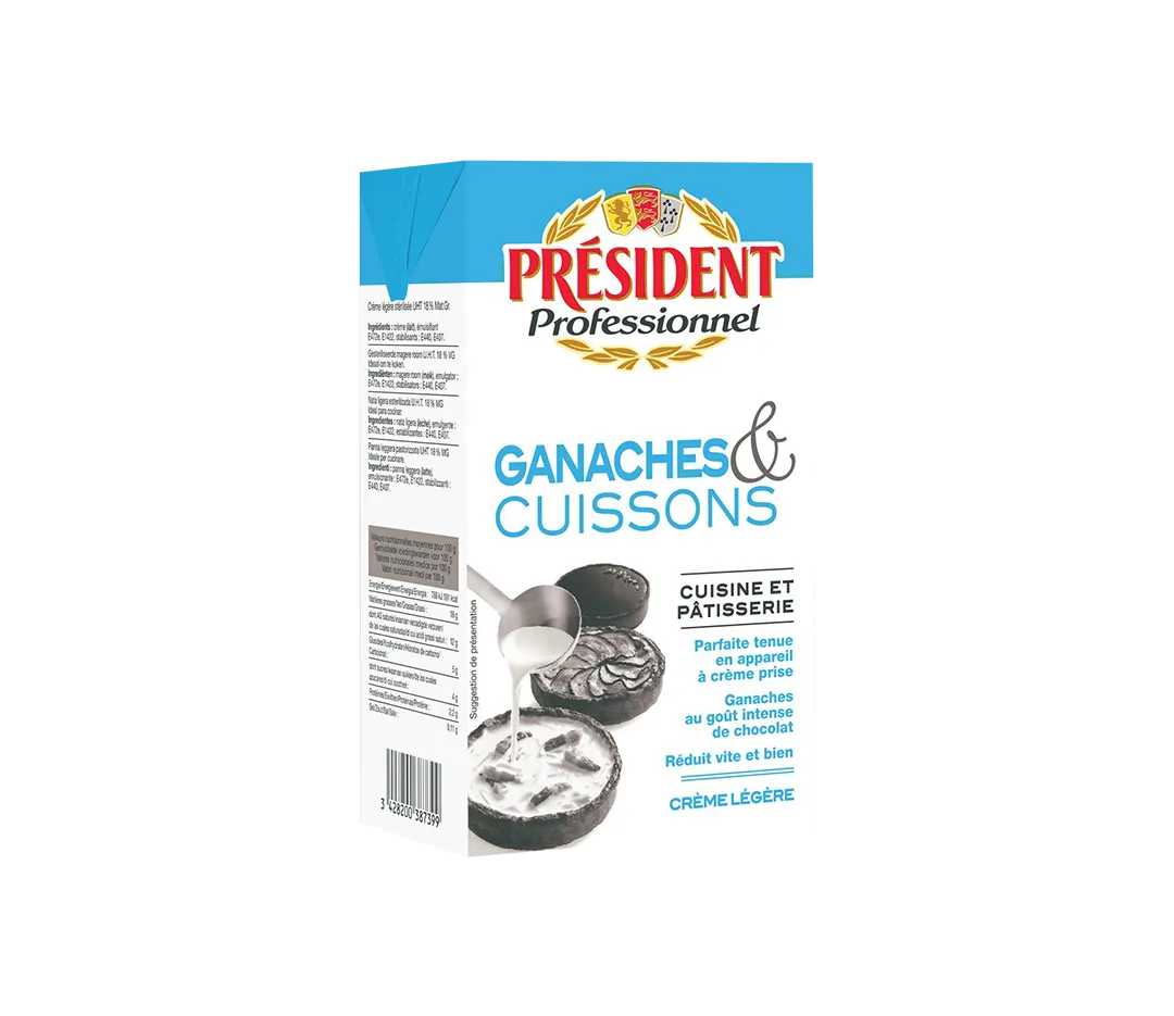 Crème ganache cuisson 18% - 1L