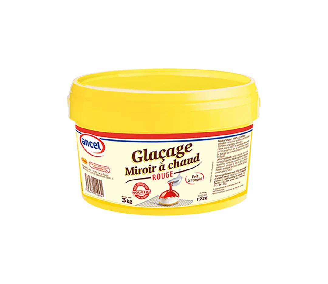 Glaçage miroir à chaud rouge - 3 kg