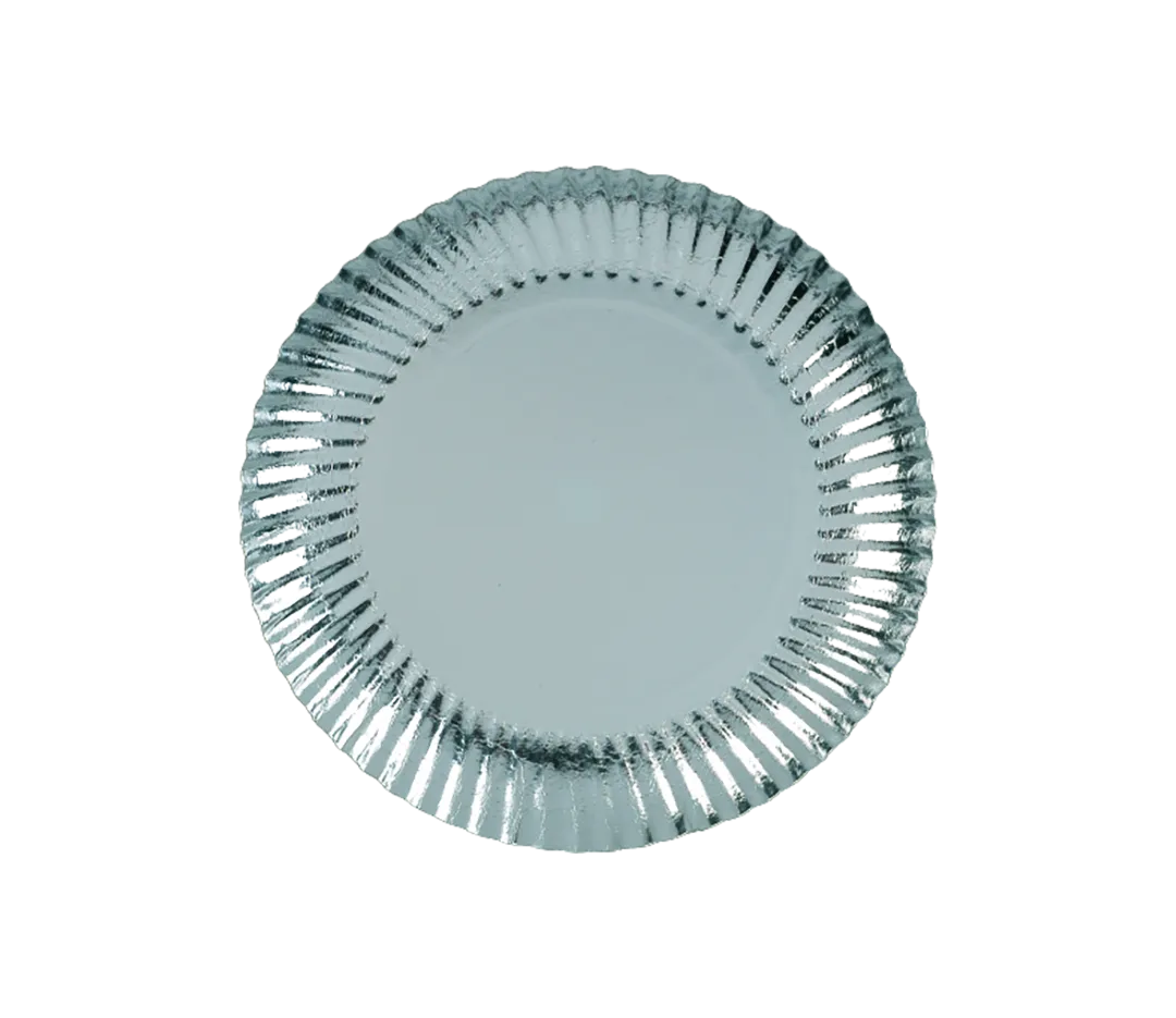 Assiette savarin argent