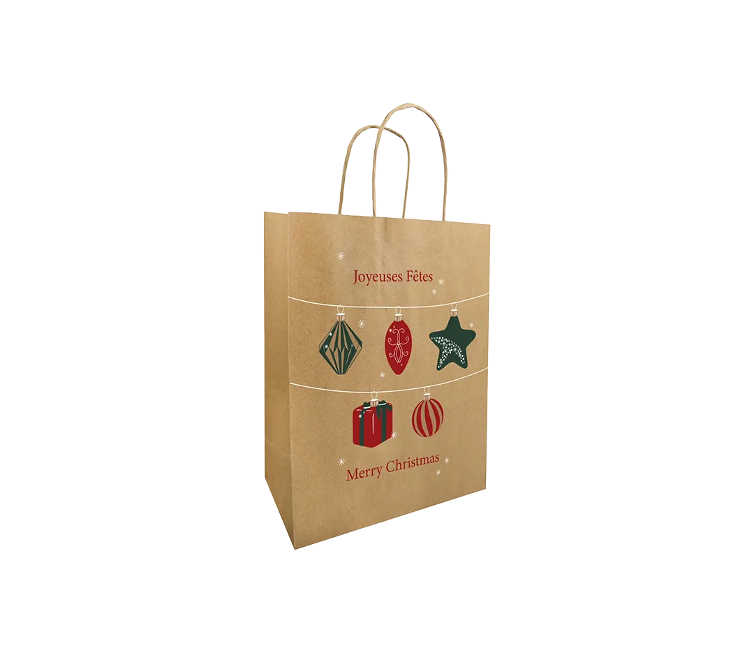 Sacs cabas parure Noël 50 unités