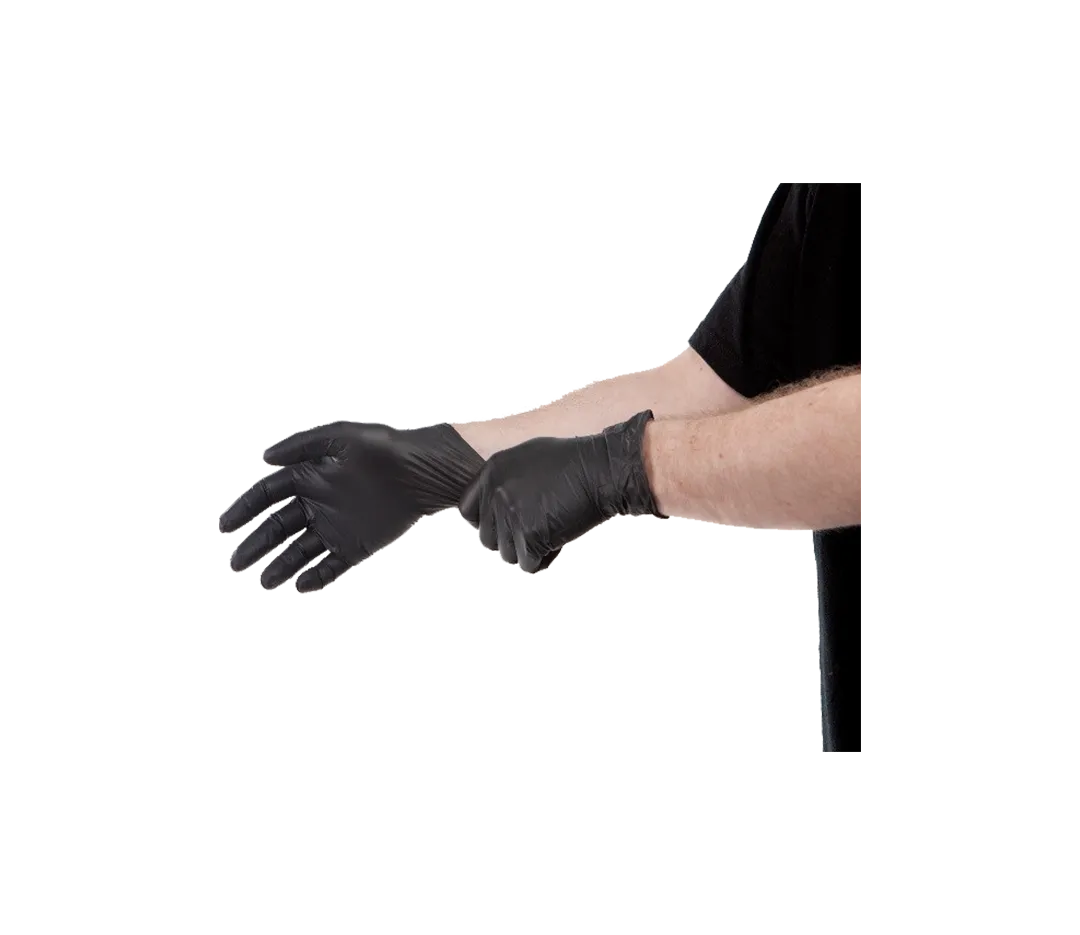 Gant nitrile noir taille M x100