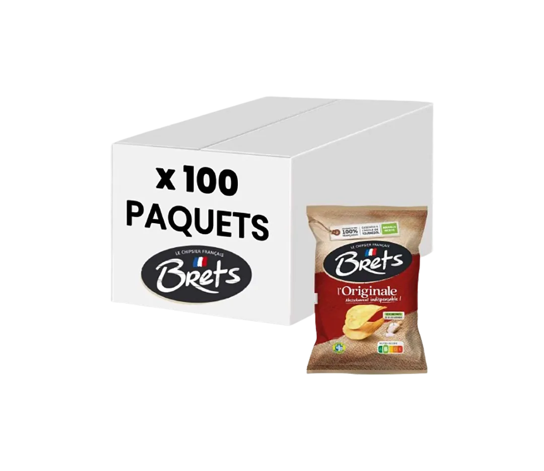 Chips nature originale - 100 x 30g