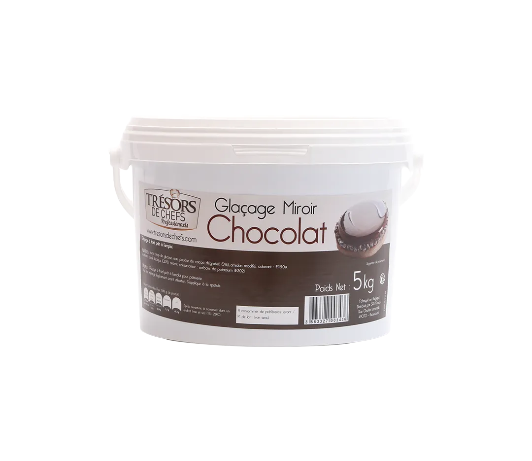 Glaçage miroir chocolat - 5kg