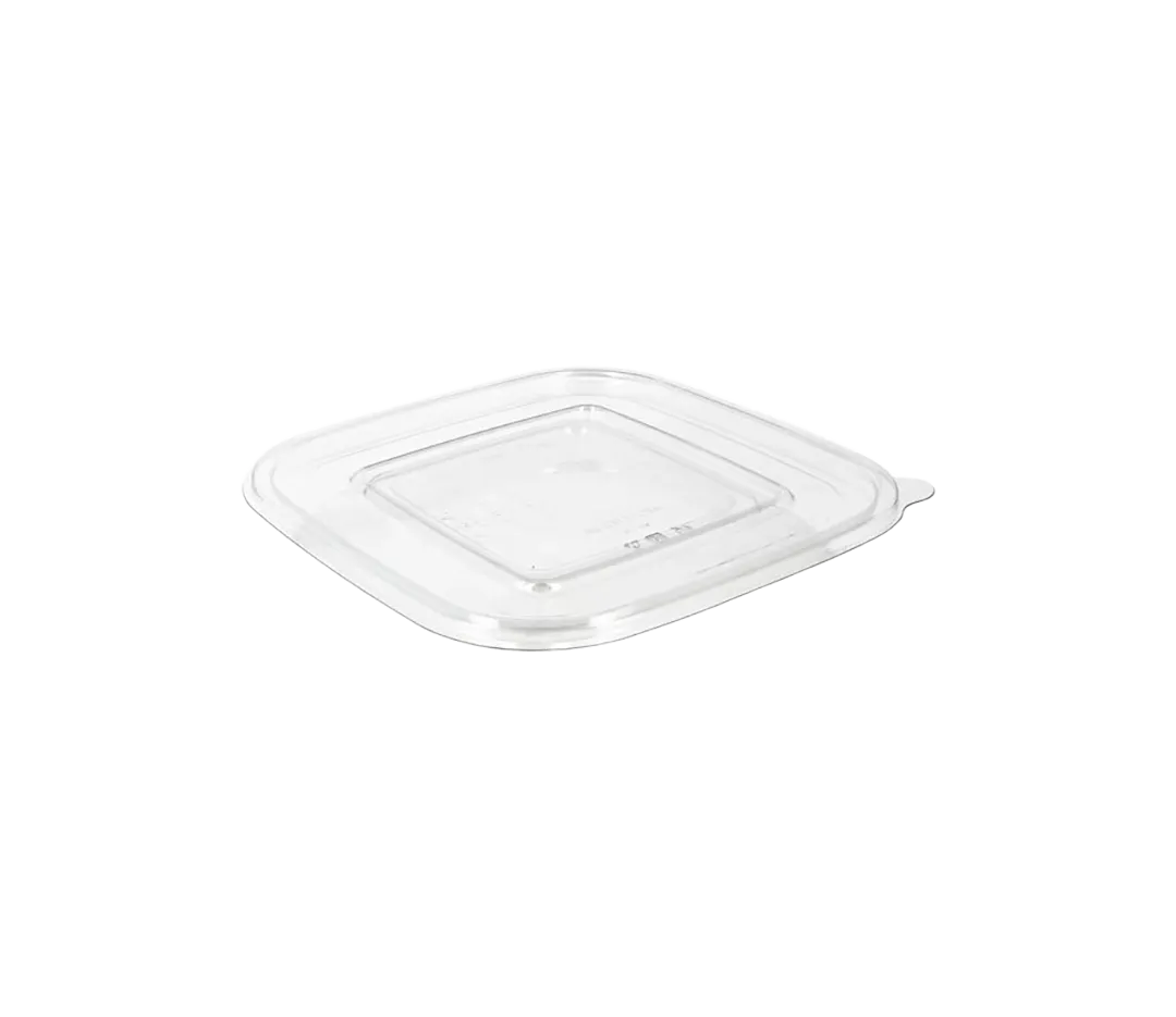 Couvercle plat pour bol carre