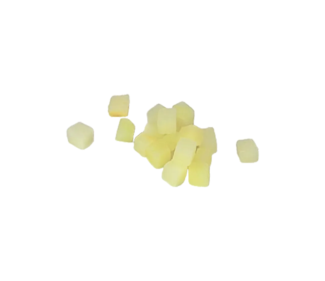 Cubes de poires en vrac surgelés