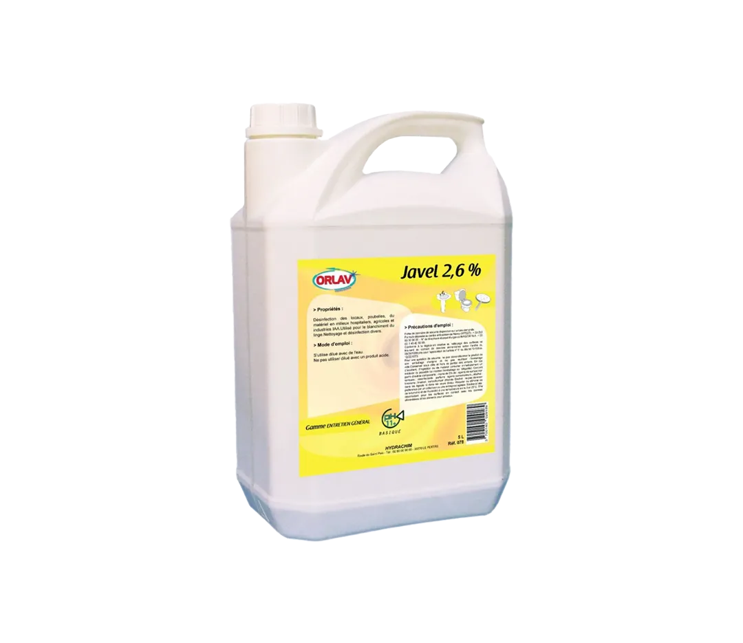 Eau de javel concentrée - 5L