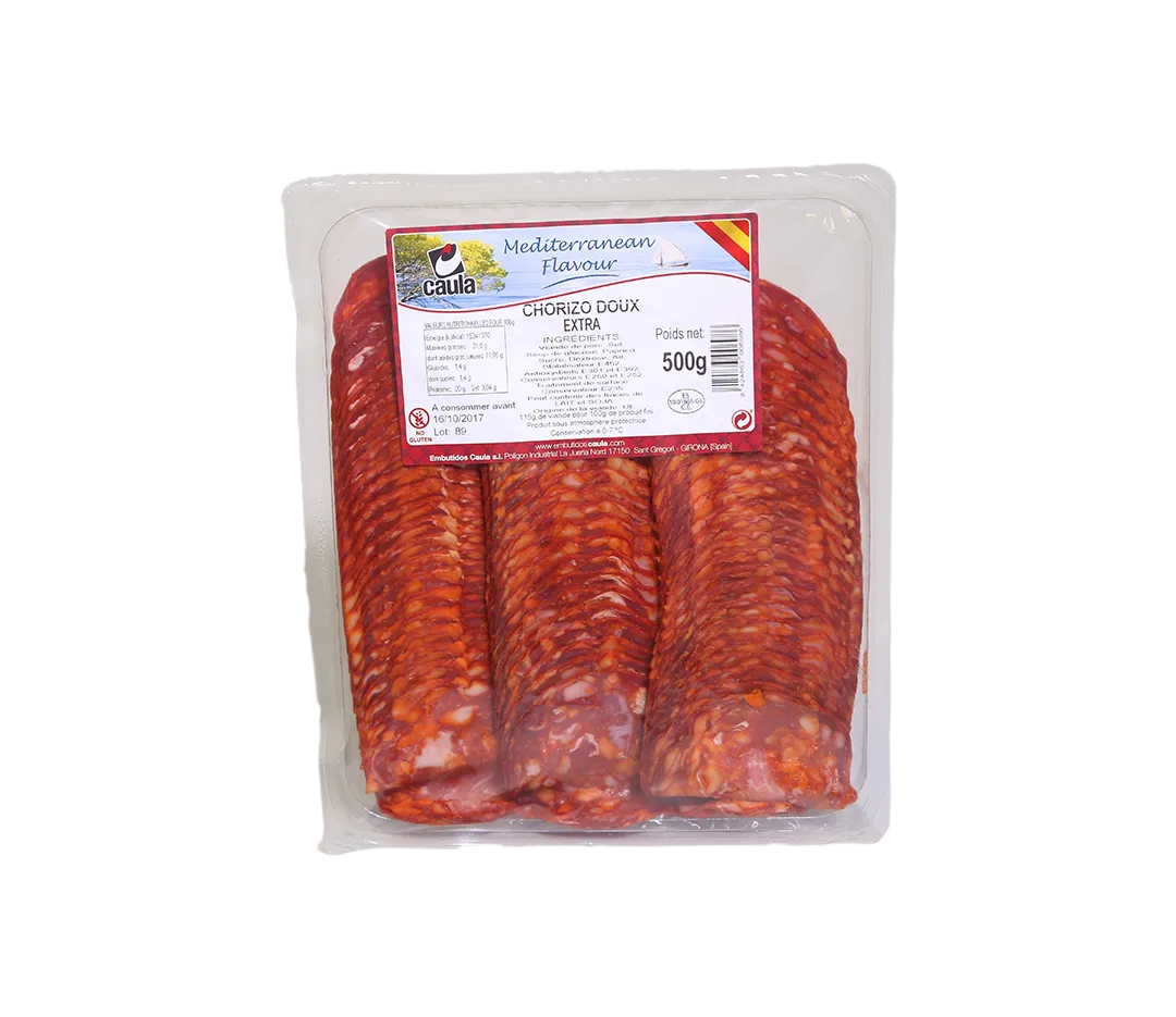 Chorizo grandes tranches - 500g