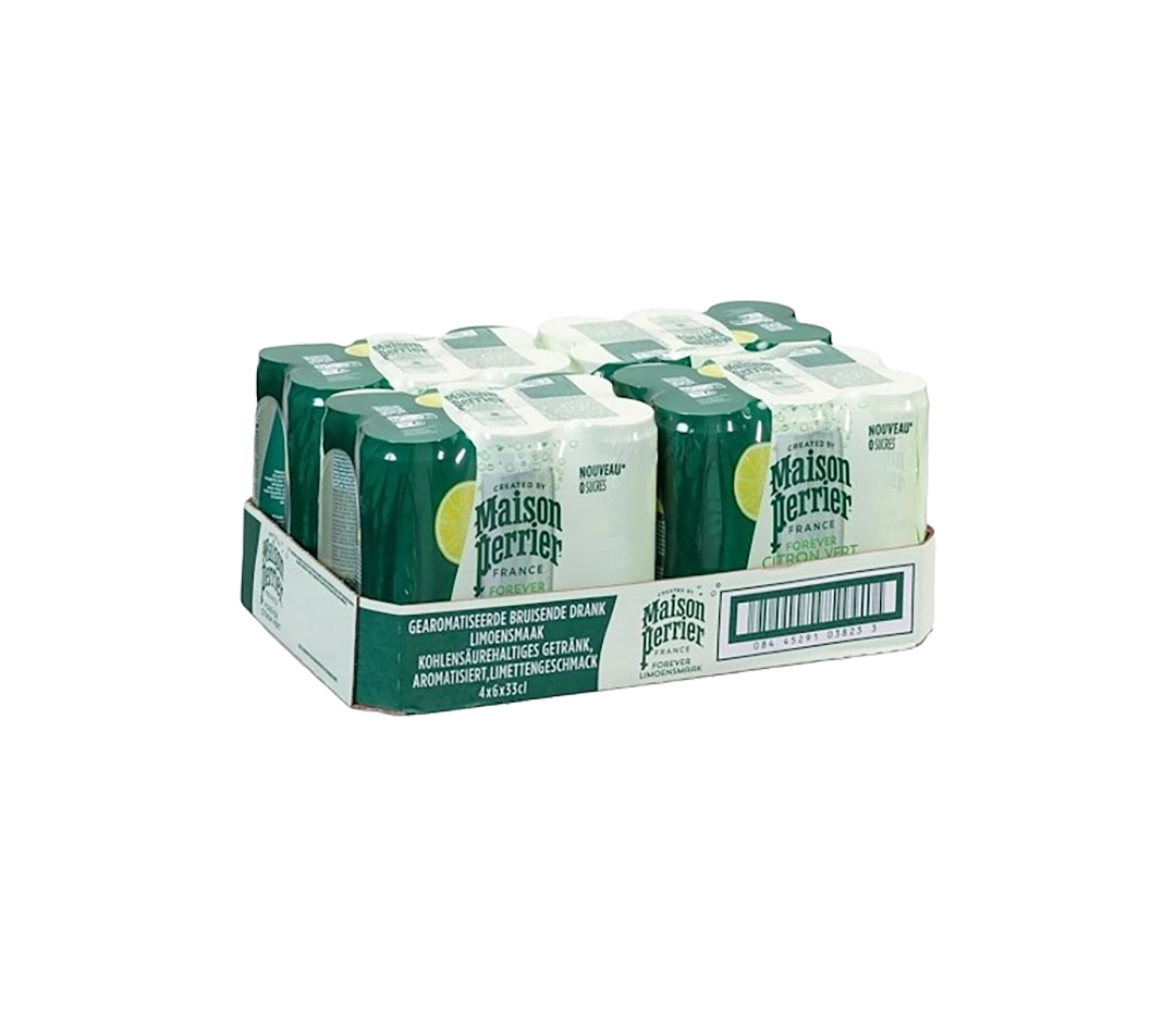 Perrier citron vert - 24x33cl