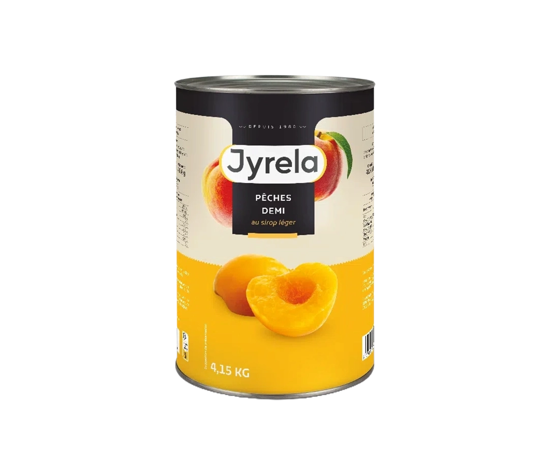 PECHES SIROP TRANCHE  BTE 5/1 BROUSSE
