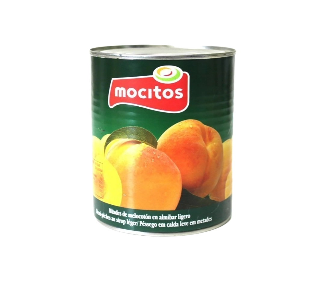 Pêches oreillons au sirop