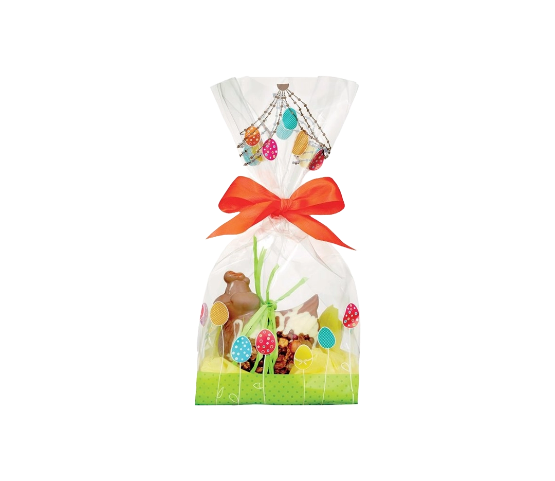 100 Sachet décorée œuf - 23x57x100