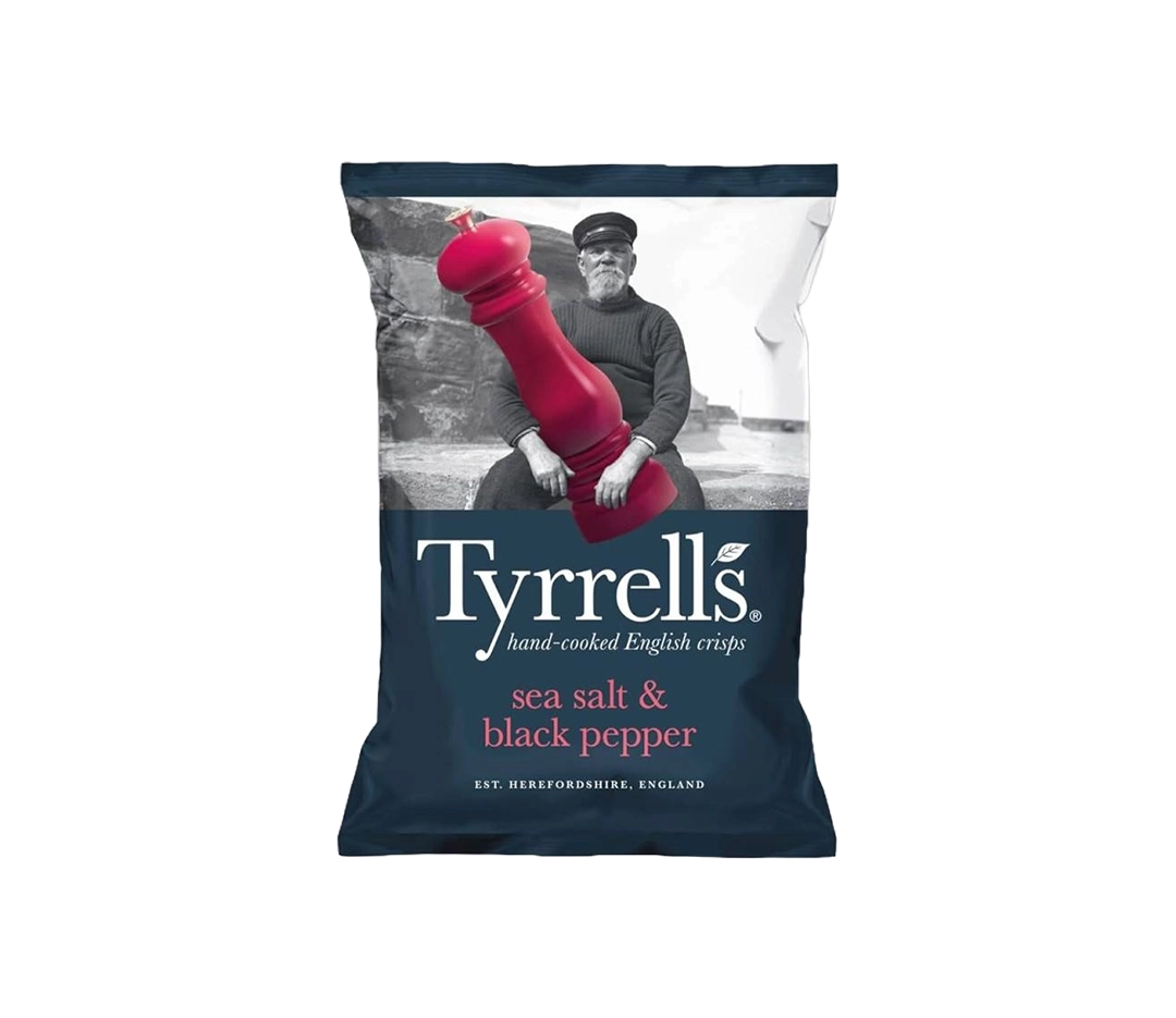 Chips Tyrrells sel &amp; poivre - 18x40g