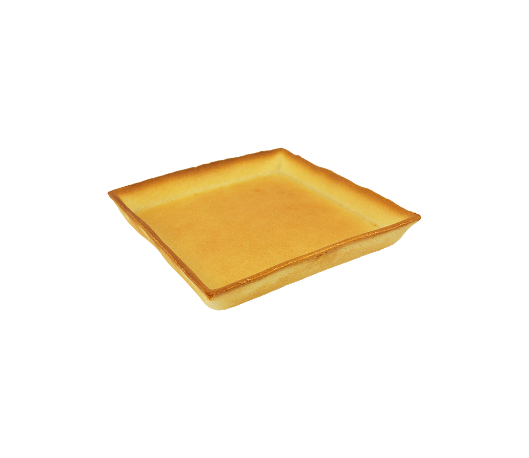 12 Fonds de tarte carrée 18x18cm