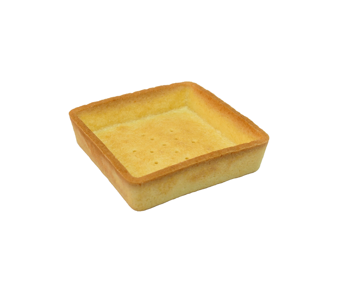 108 Fond de tartelette carrée sucrée 8x8cm