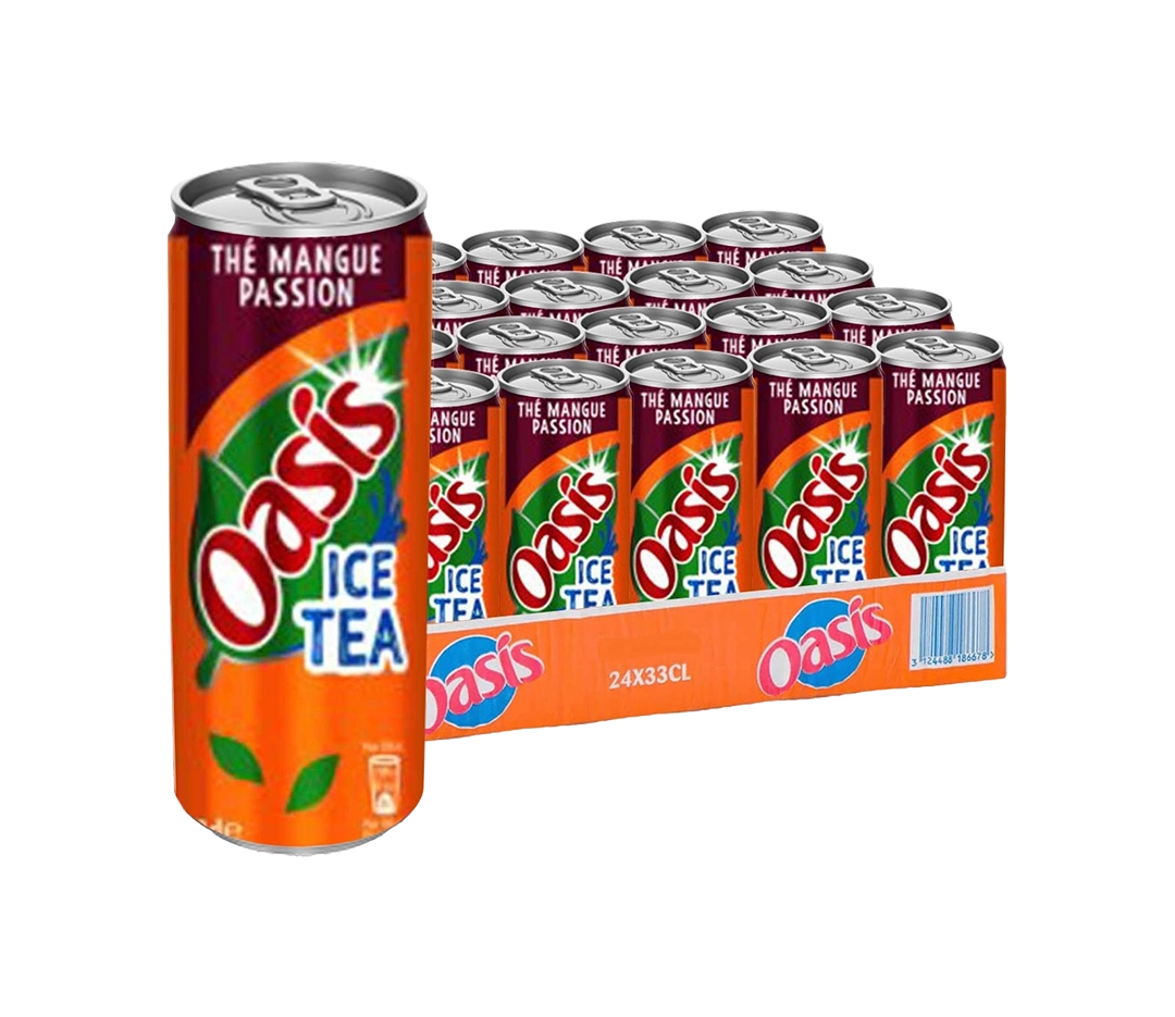 Oasis thé mangue passion - 24x33cl