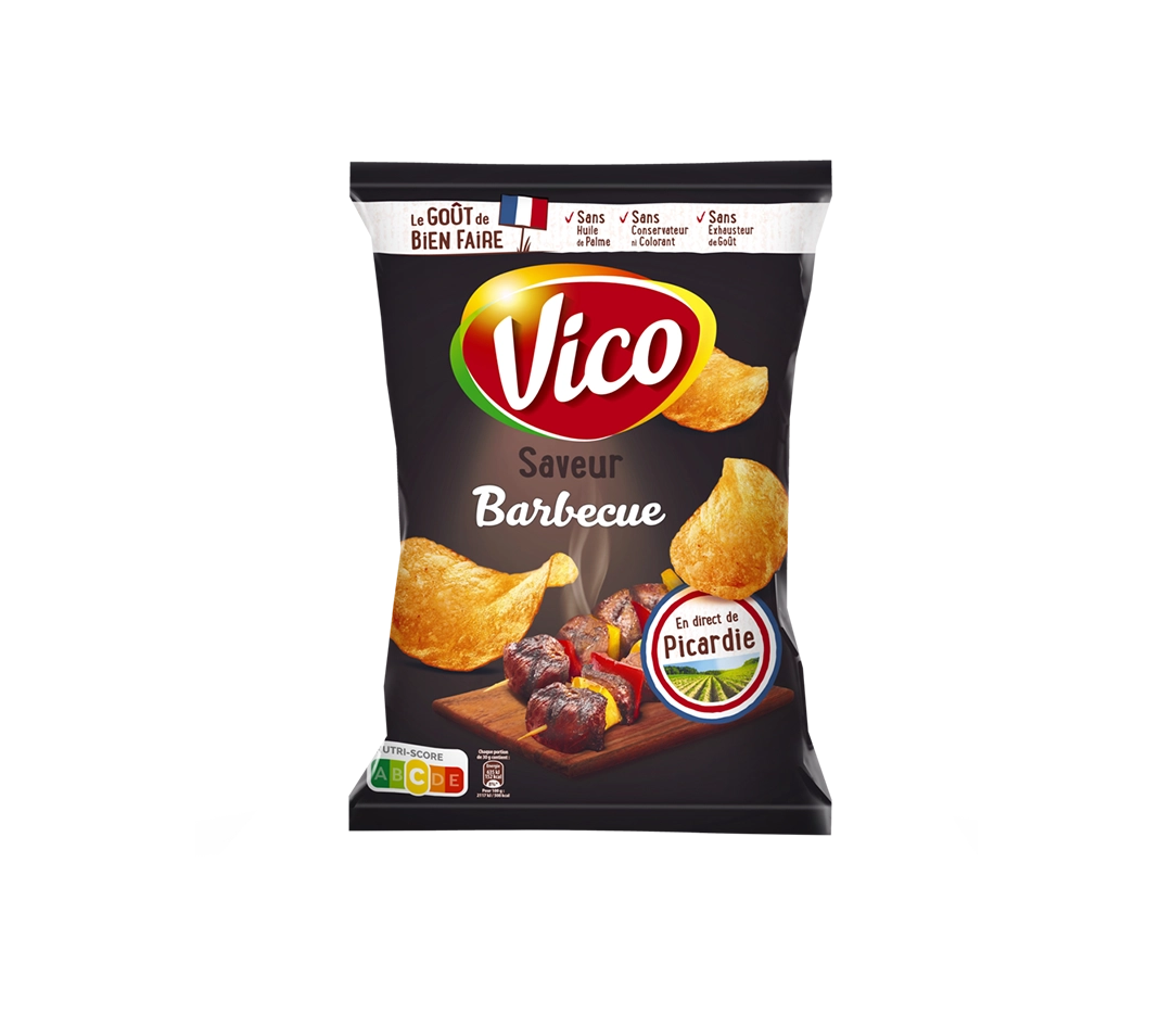 Chips barbecue lisses - 24x27,5g