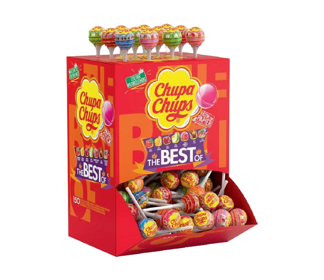 Chupa chups assorties - 150 pcs