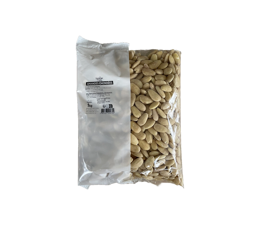 Amandes émondées