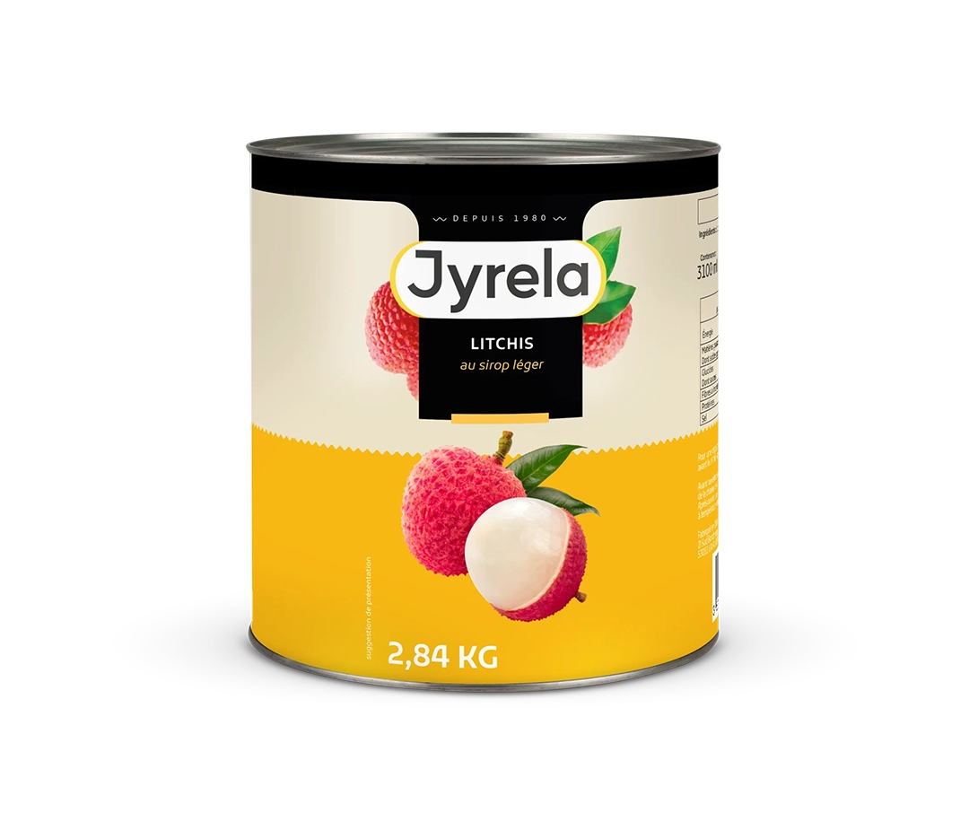 Litchi au sirop léger - 3/4