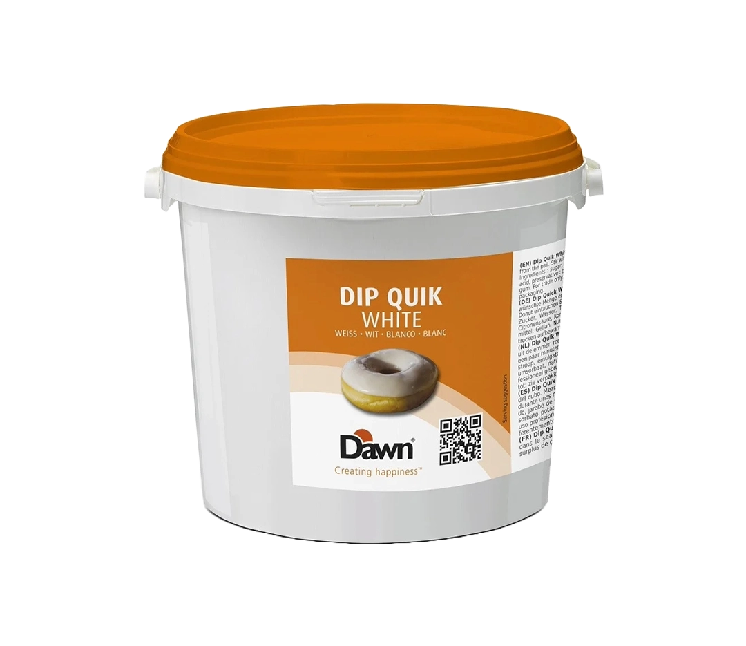 Glaçage Dip Quik blanc - 3kg