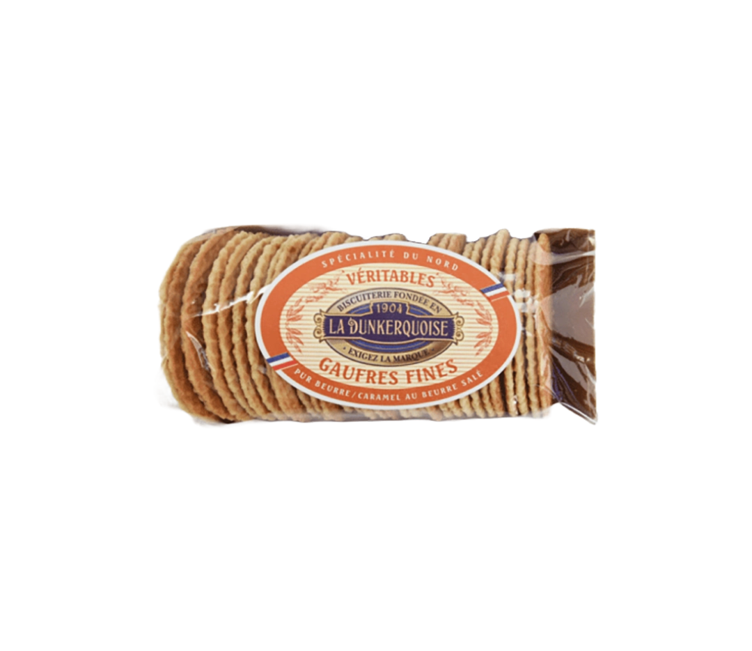 Gaufres fines caramel panier - 175g