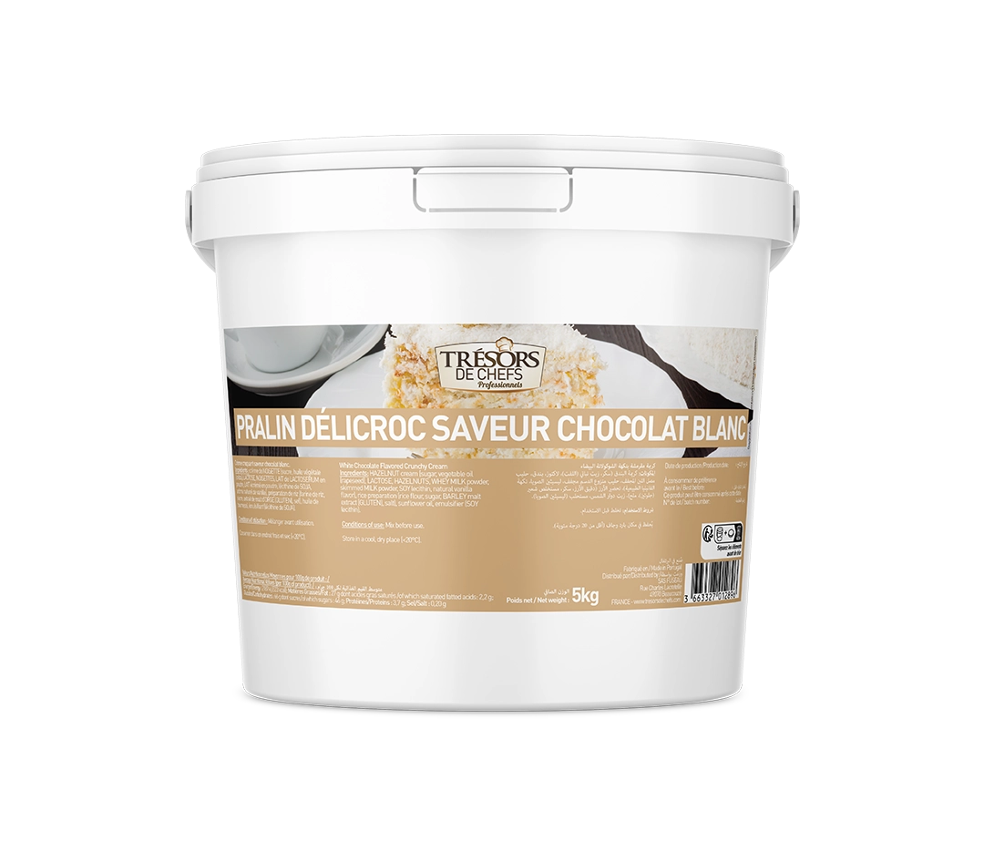 Delicroc chocolat blanc - 5 kg